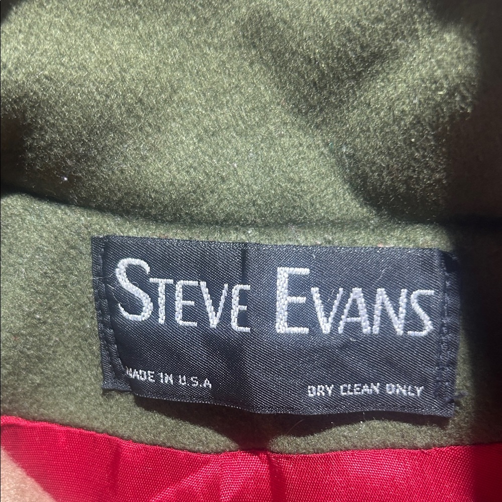 Steve Evans Colorful Wool Patchwork Jacket (No Si… - image 2